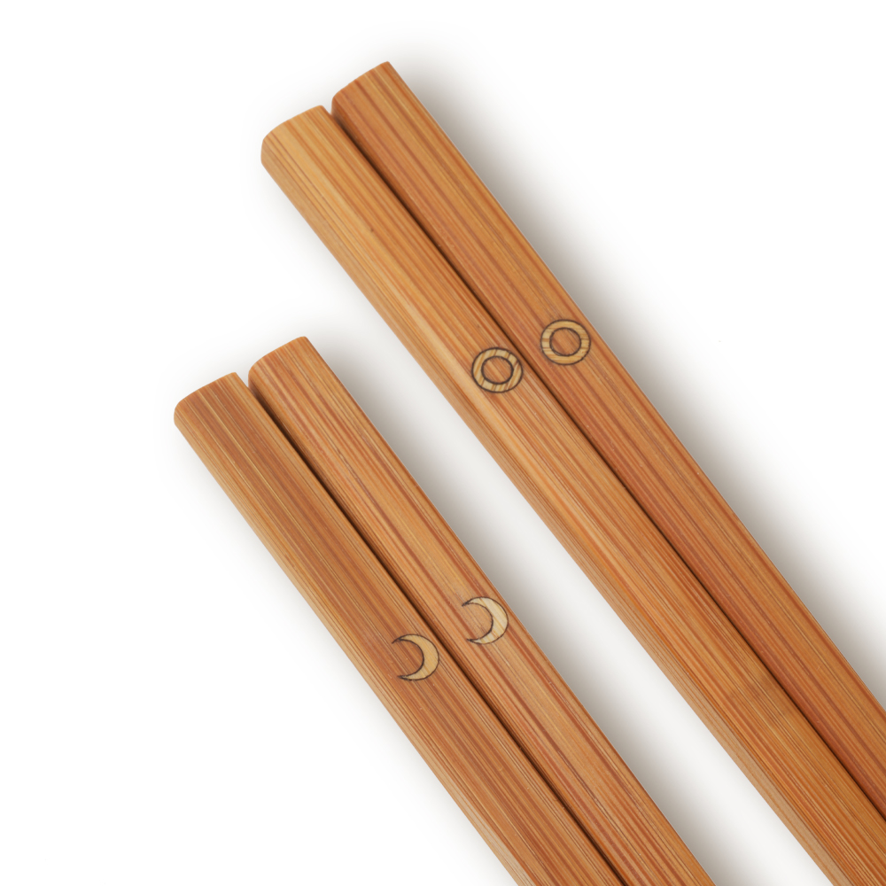 Kraft packing Bamboo Chopsticks Gift Box Set